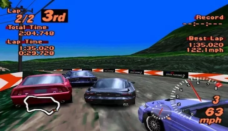 Gameplay on Gran Turismo on Playstation One