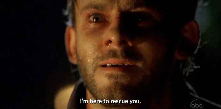 Lost Quote "I'm here to rescue you"