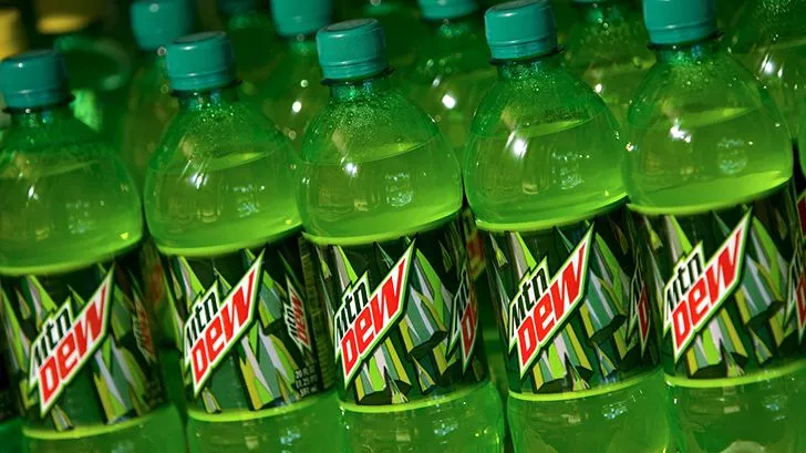 Mountain Dew contains orange juice.