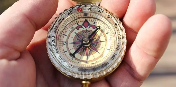 A compass