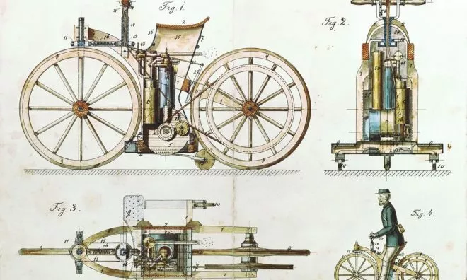 OTD in 1885: German engineer Gottlieb Daimler unveiled the world's first motorcycle