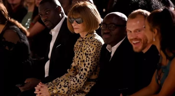 Anna Wintour from Vogue at Fashion Week