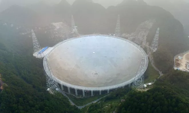 OTD in 2016: China finished building the world's largest radio telescope at 1