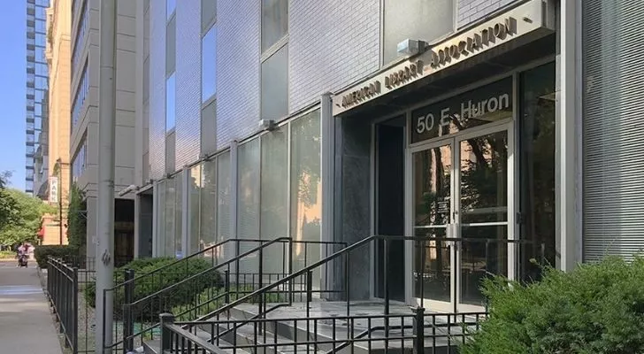 The front door of the American Library Association