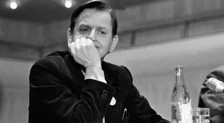 Politician Olof Palme